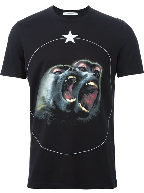 givenchy logo gorilla|givenchy t shirts.